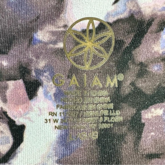Women’s GAIAM Athletic Leggings Size L - Picture 2 of 8